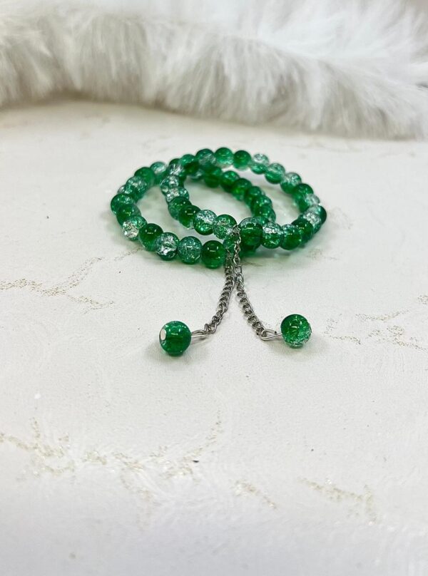 Crack Green Bead Bracelet - 14th August Special