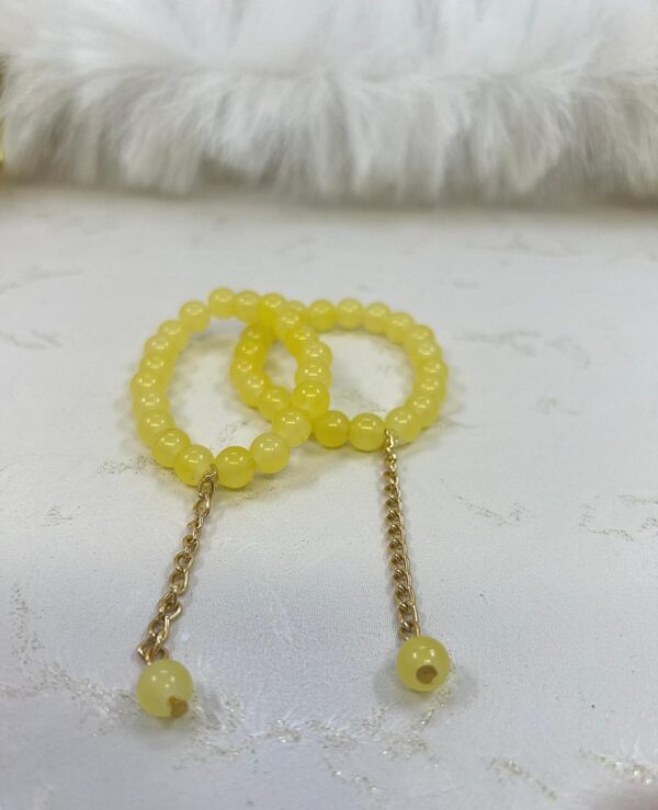 Sunbeam Glow Bracelet Duo – Golden Drop Edition - Image 2