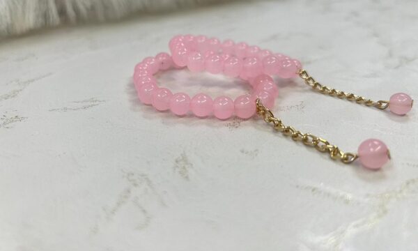 Blush Charm Bracelet Duo – Golden Drop Edition - Image 2
