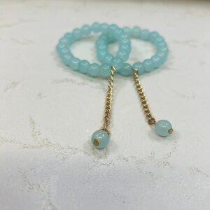 Aqua Grace Bracelet – Golden Drop Edition