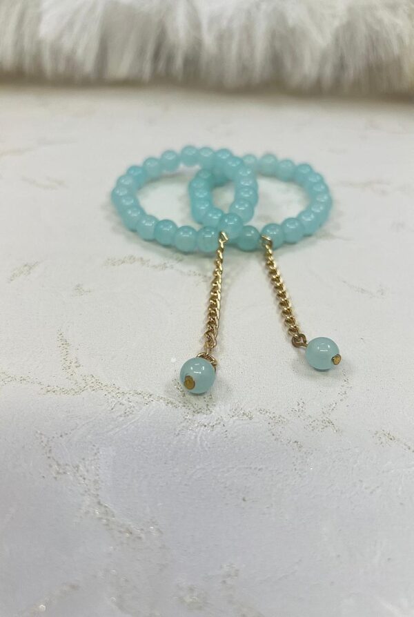 Aqua Grace Bracelet – Golden Drop Edition