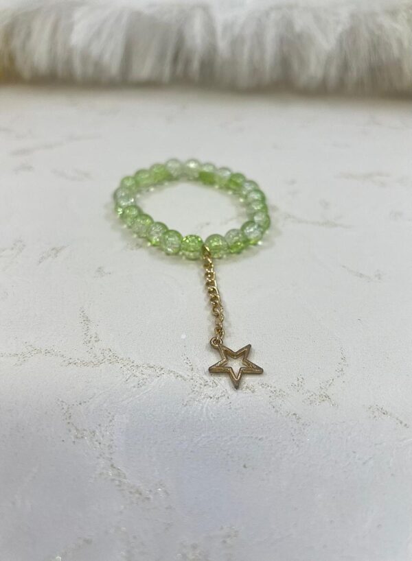 Celestial Glow Bracelet – Green Harmony Edition - Image 2