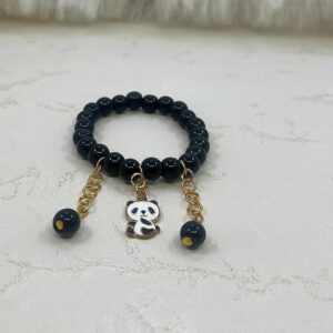 Midnight Panda Bead Bracelet | M.zylo