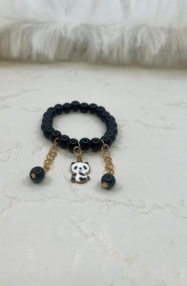 Midnight Panda Bead Bracelet | M.zylo