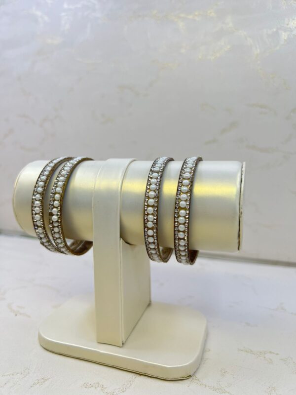 Pearl & Crystal Bangle - Fashion Jewelry ✨ - Image 4