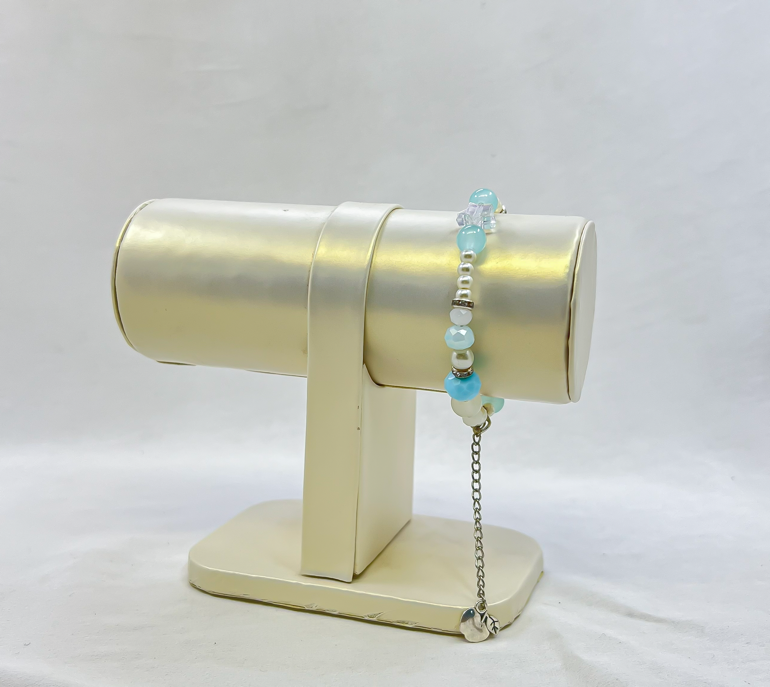 Elegant Beaded Bracelet with Adjustable Chain – M.Zylo